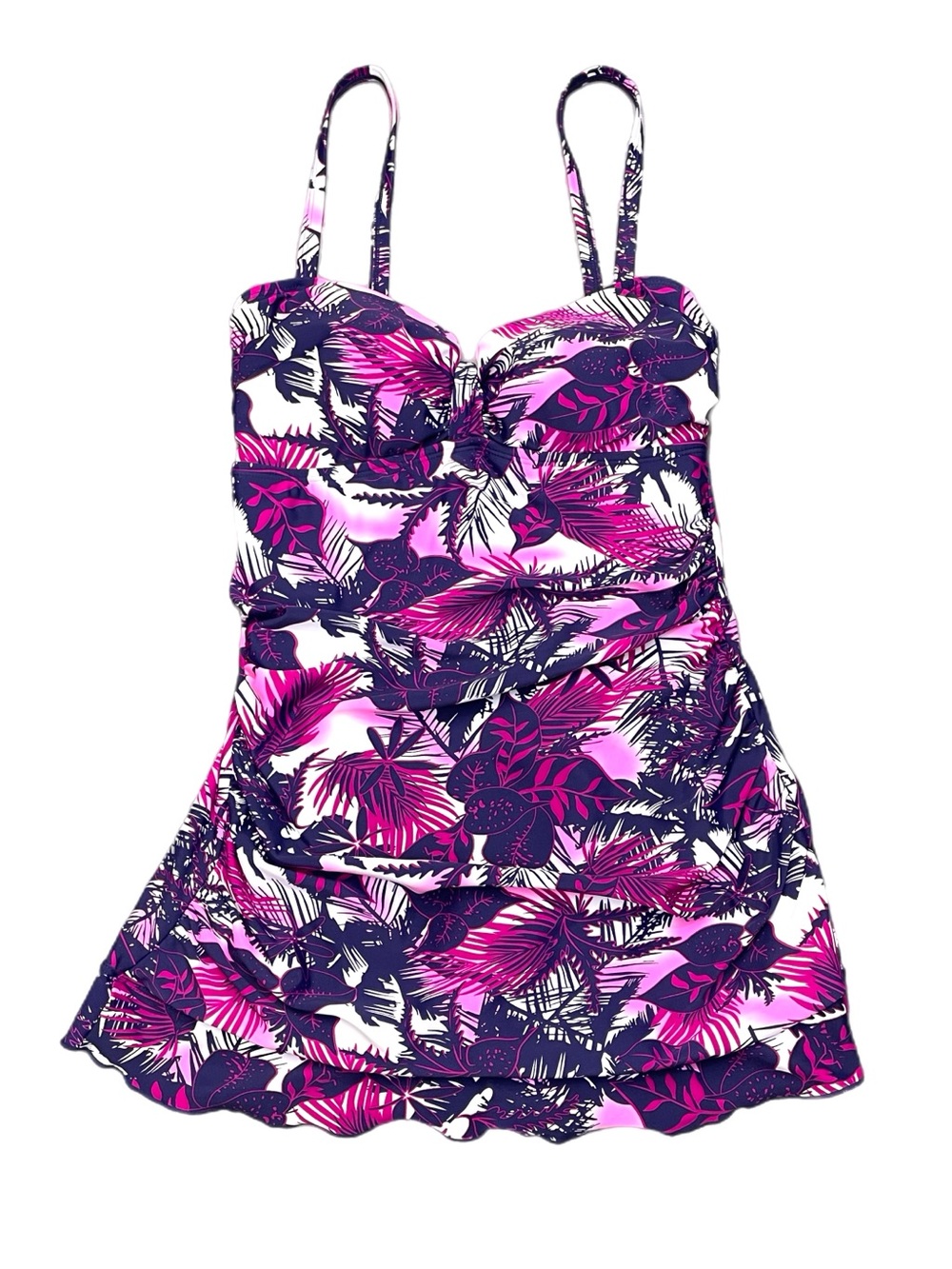 Shore Shapes Swimwear One Piece Swim Suit Skirted Size 10